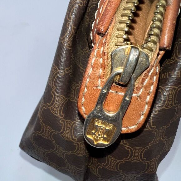 Celine Vintage Macadam Pouch with COA *see pics and description - Picture 13 of 13